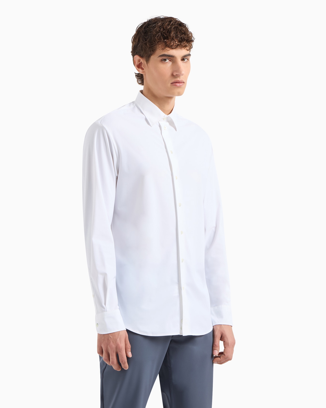 US Exclusive stretch fabric shirt Slide 3