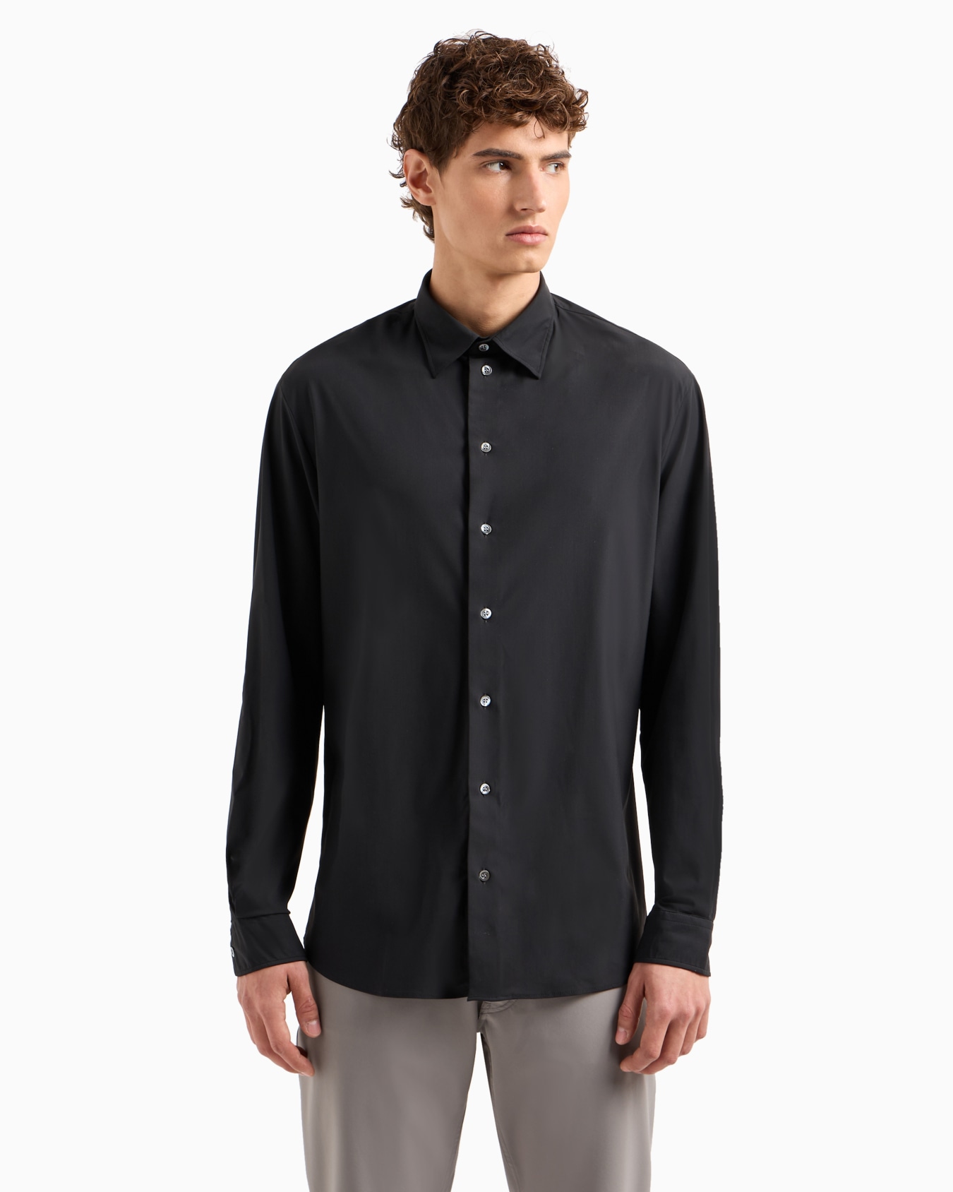 US Exclusive stretch fabric shirt Slide 3