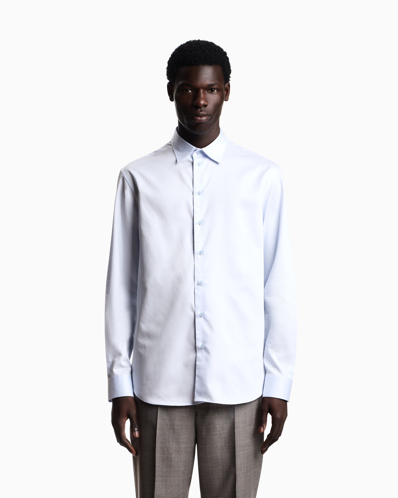 Cotton poplin shirt Slide 3