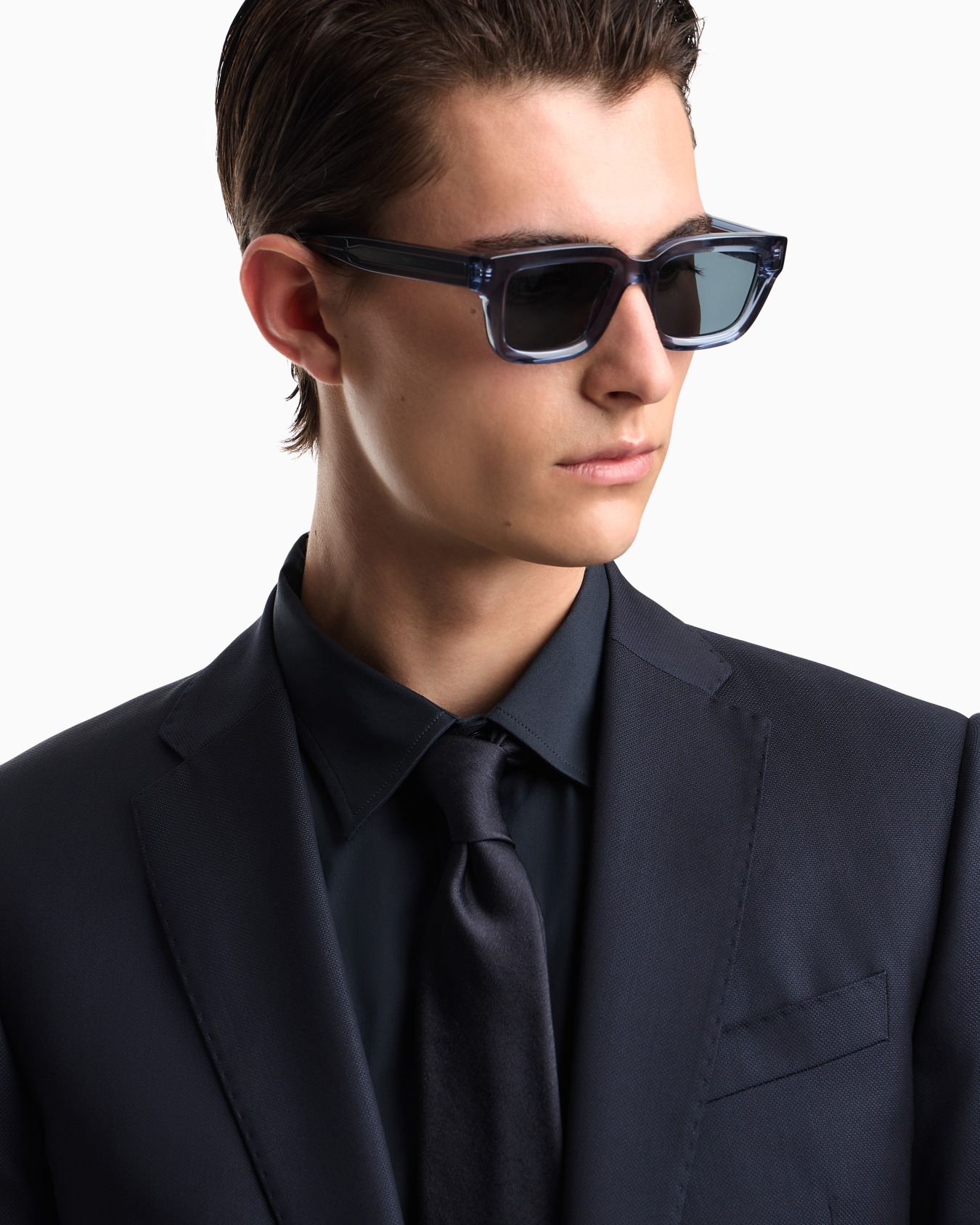 Technical stretch cotton shirt Slide 4