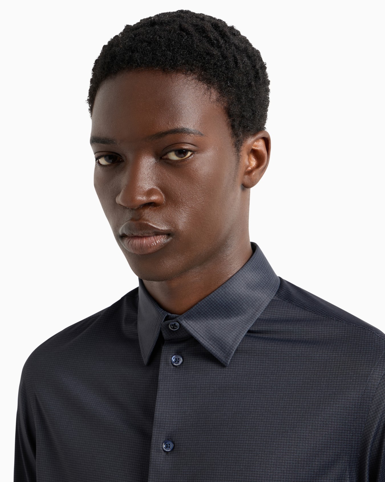 Camicia in tessutto stretch stampato Slide 4