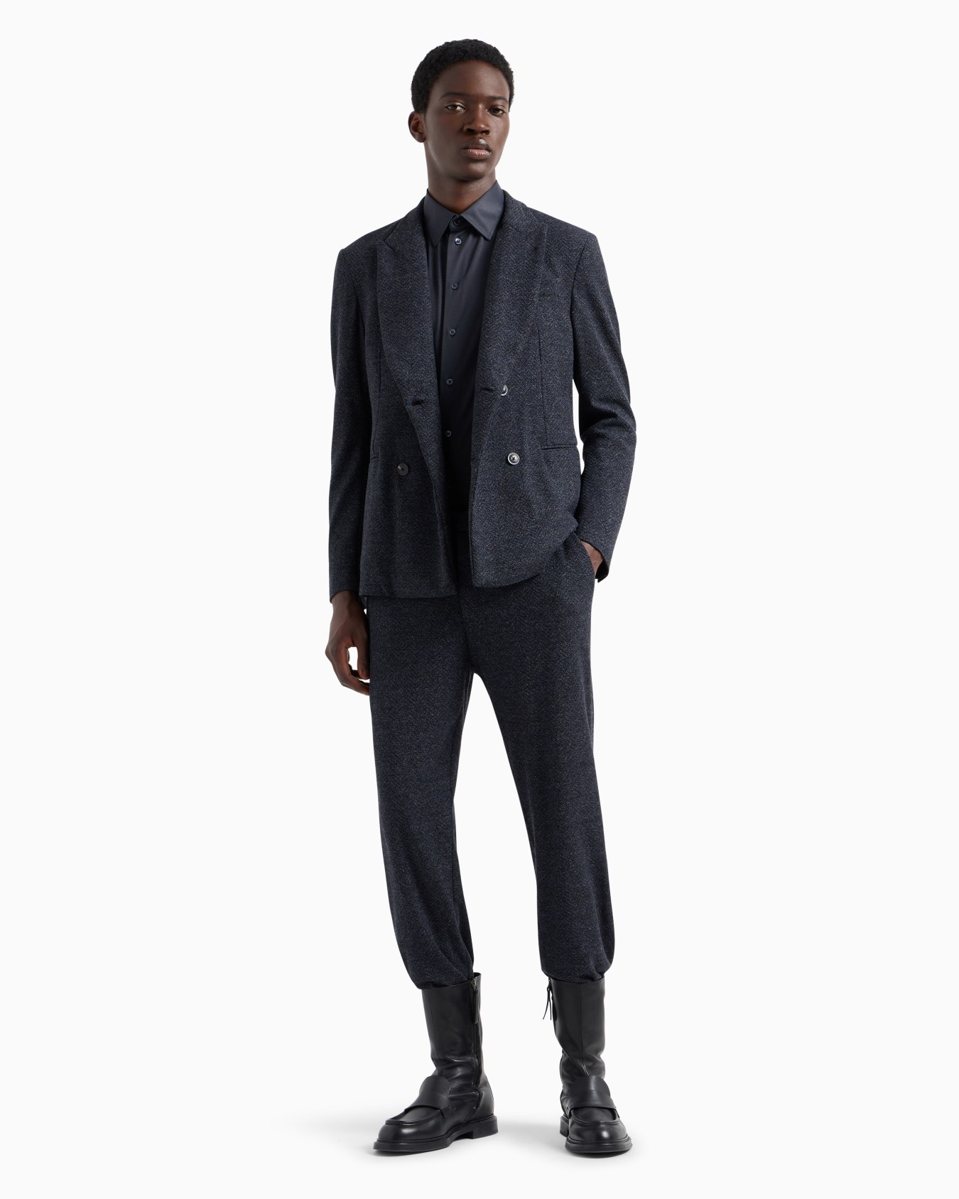 Camicia in tessutto stretch stampato Slide 3