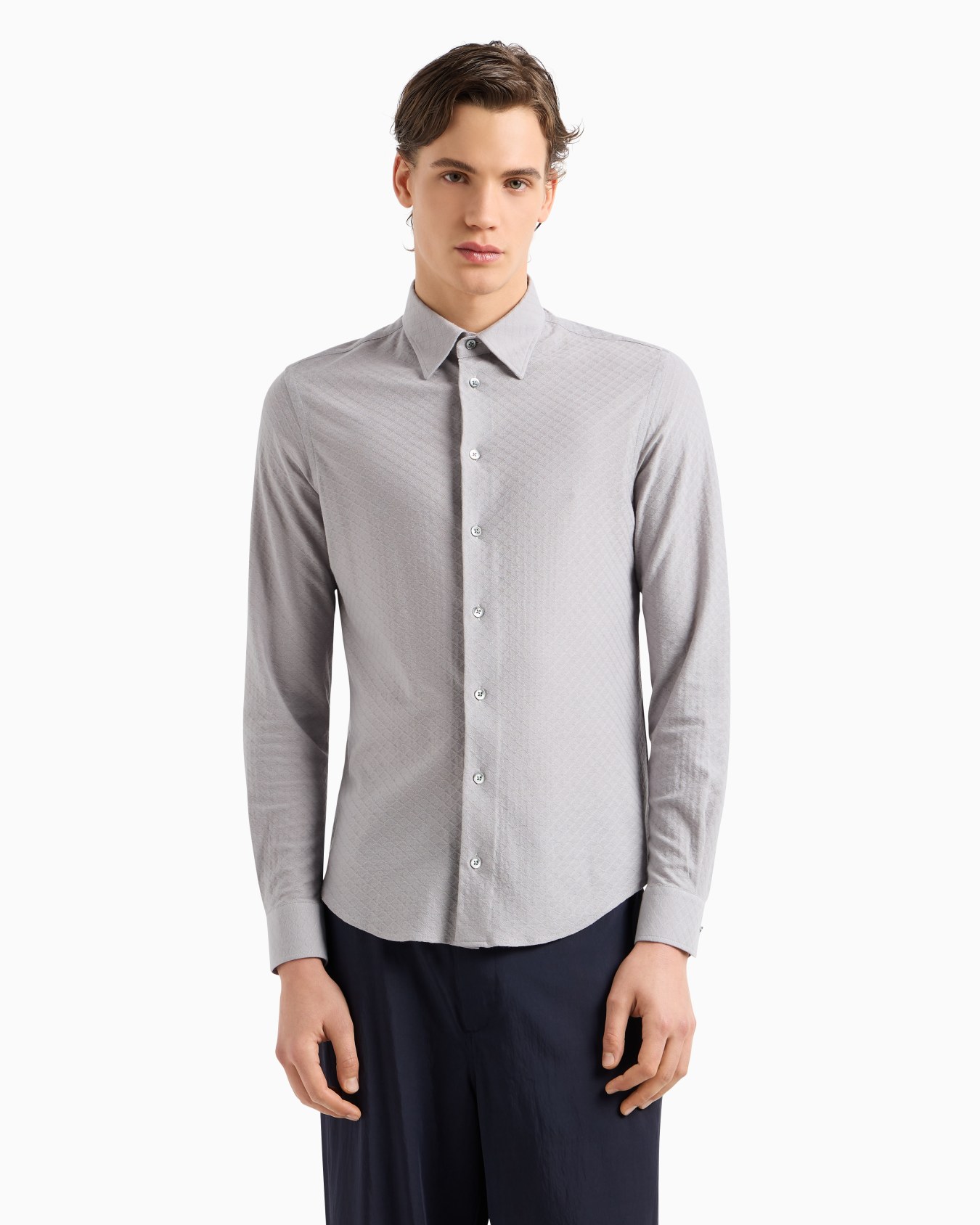 Chemise en jersey ultra fin mélange lyocell ASV Diapositive 3
