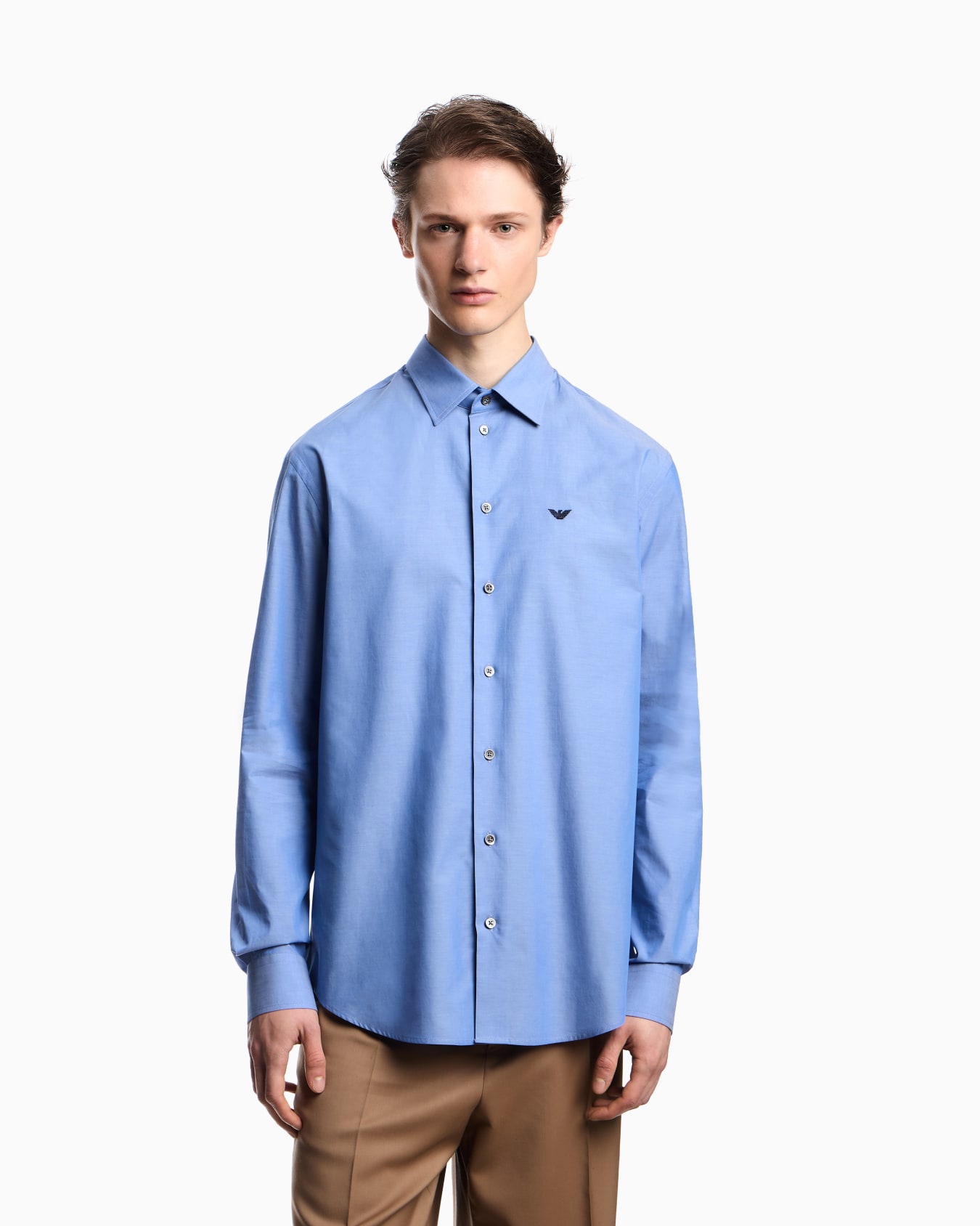 Camisa en cambray de algodón Diapositiva 3
