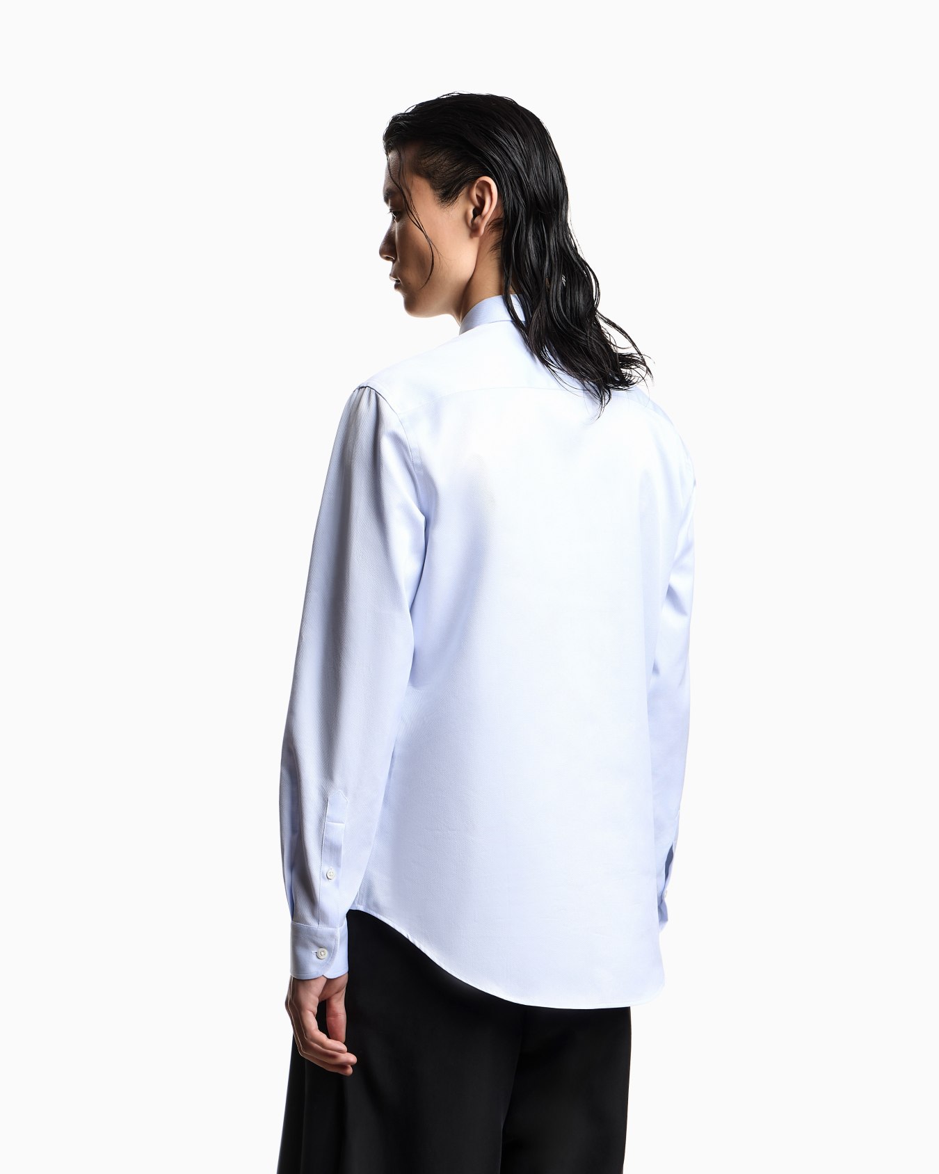 Shirt in micro-armure chintz fabric Slide 2