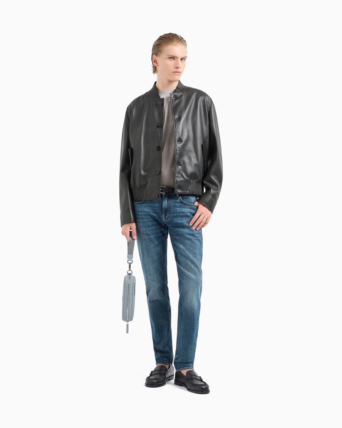 J06 slim-fit, washed denim jeans Slide 2