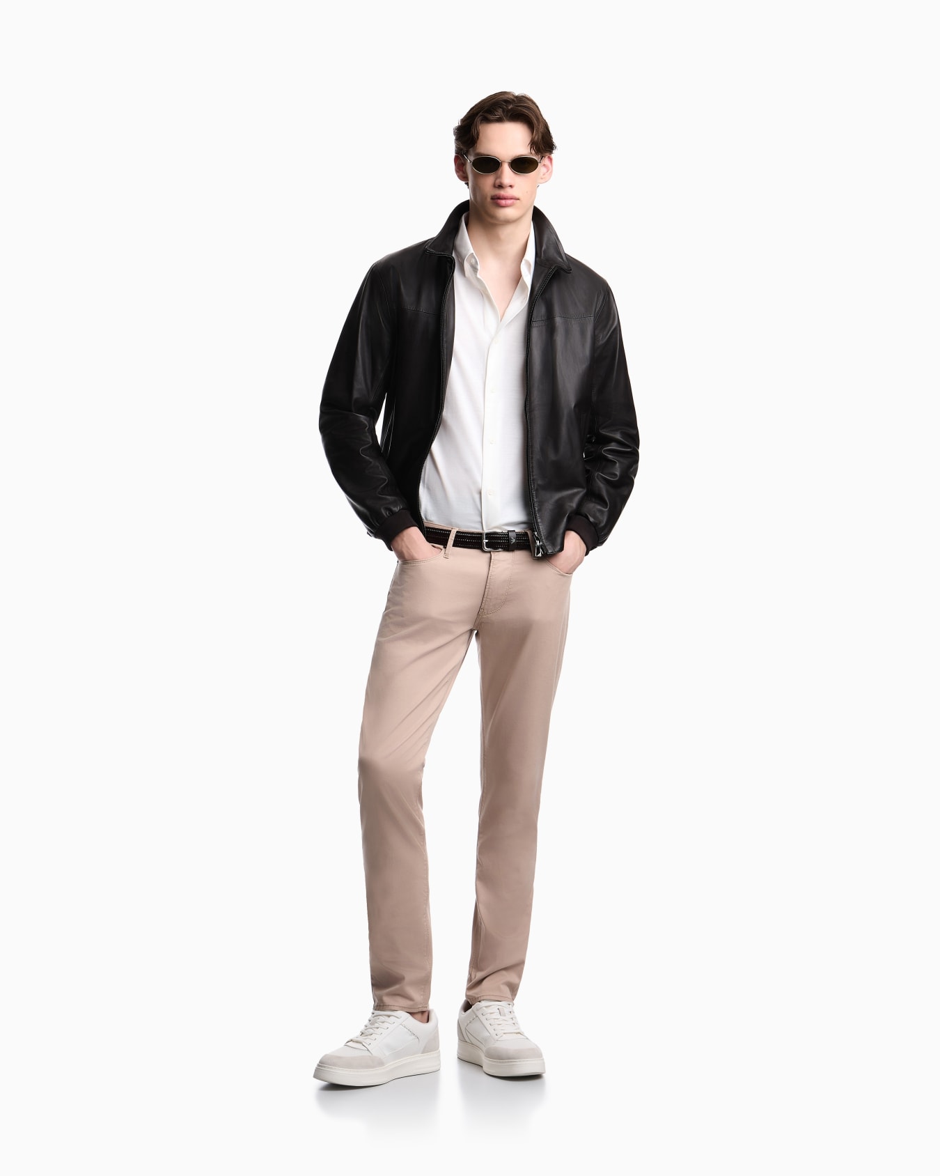 J06 stretch-fabric slim-fit trousers Slide 1