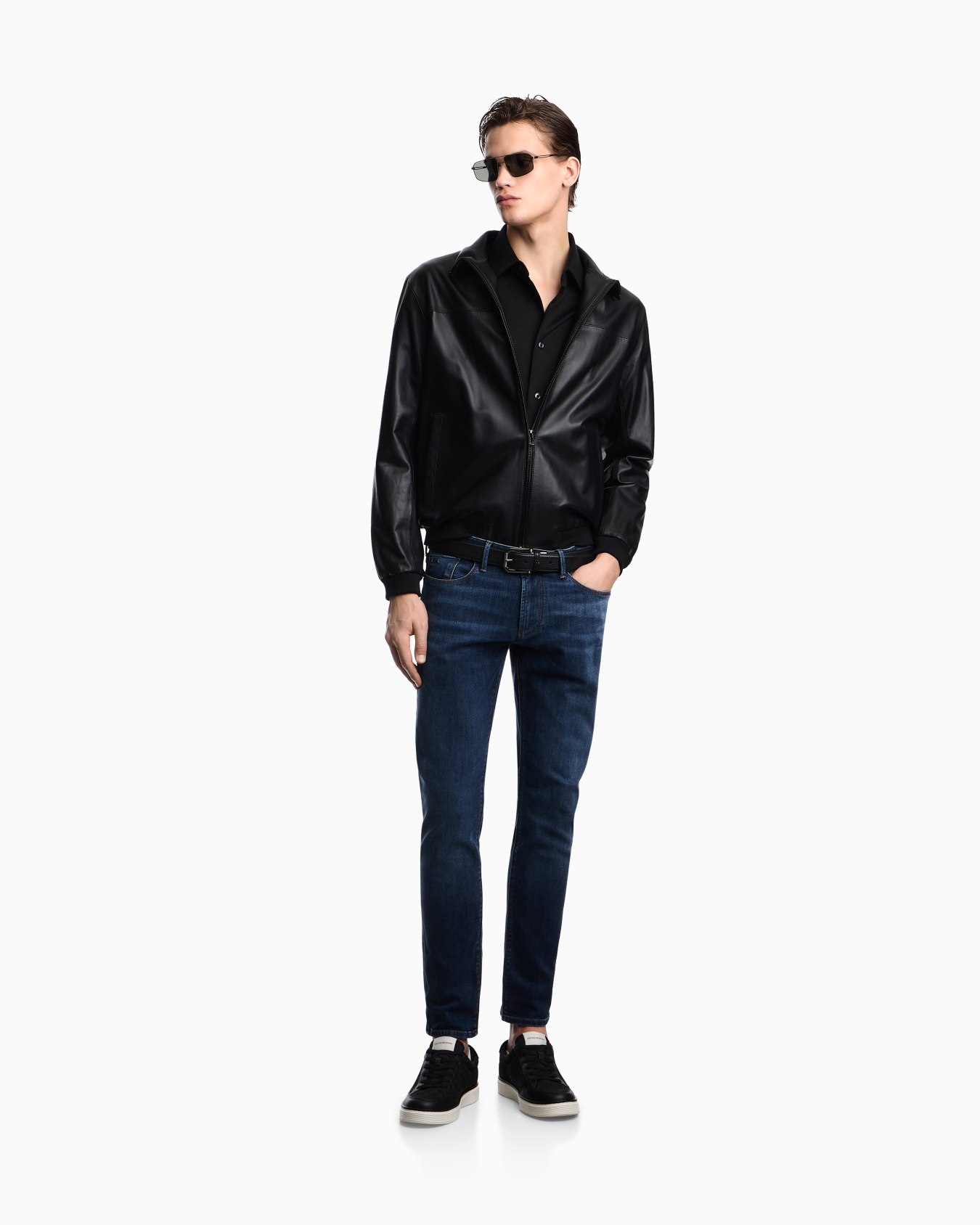 J06 slim-fit, washed, 11.5-oz comfort-denim jeans Slide 1