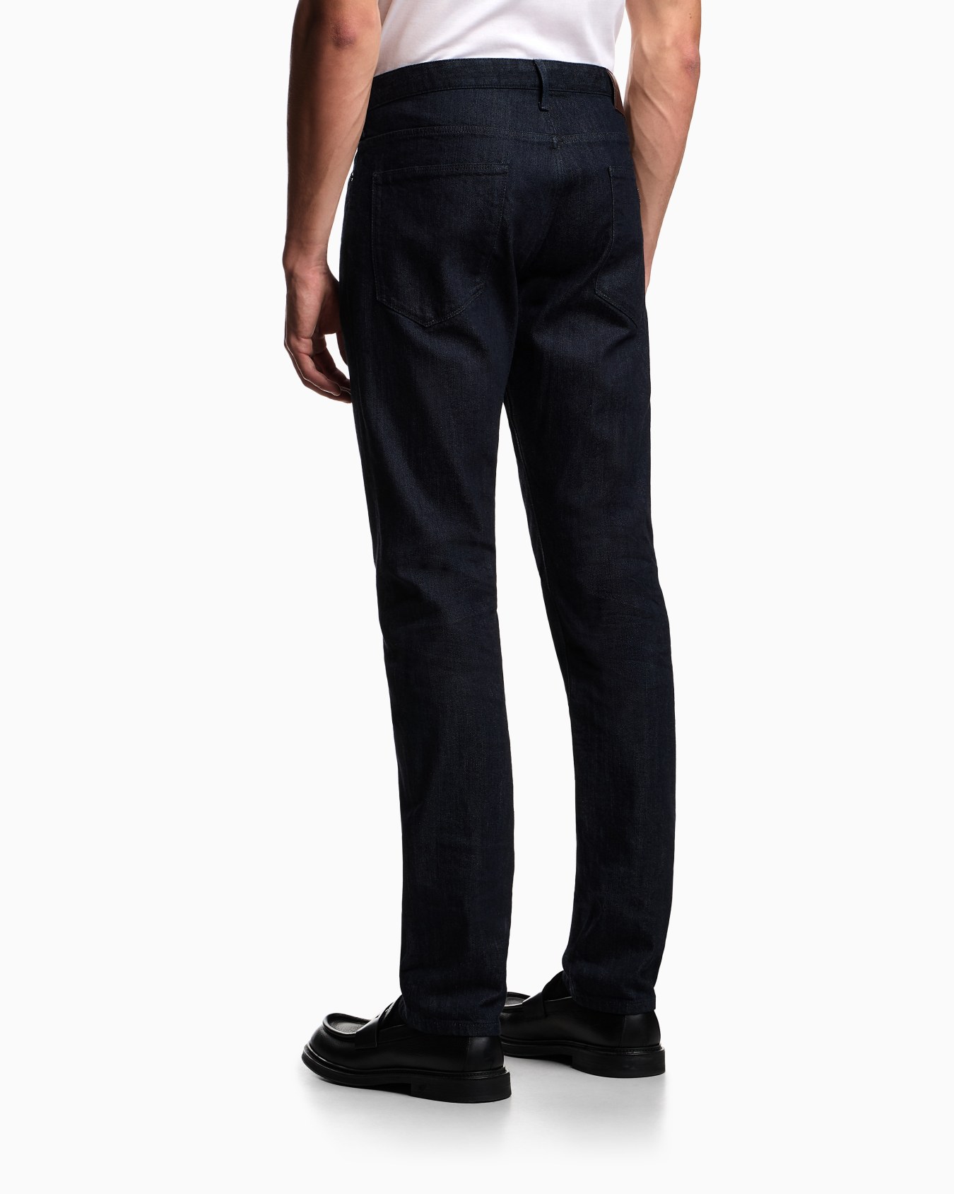 J06 slim-fit jeans in stretch denim with streaks Slide 2