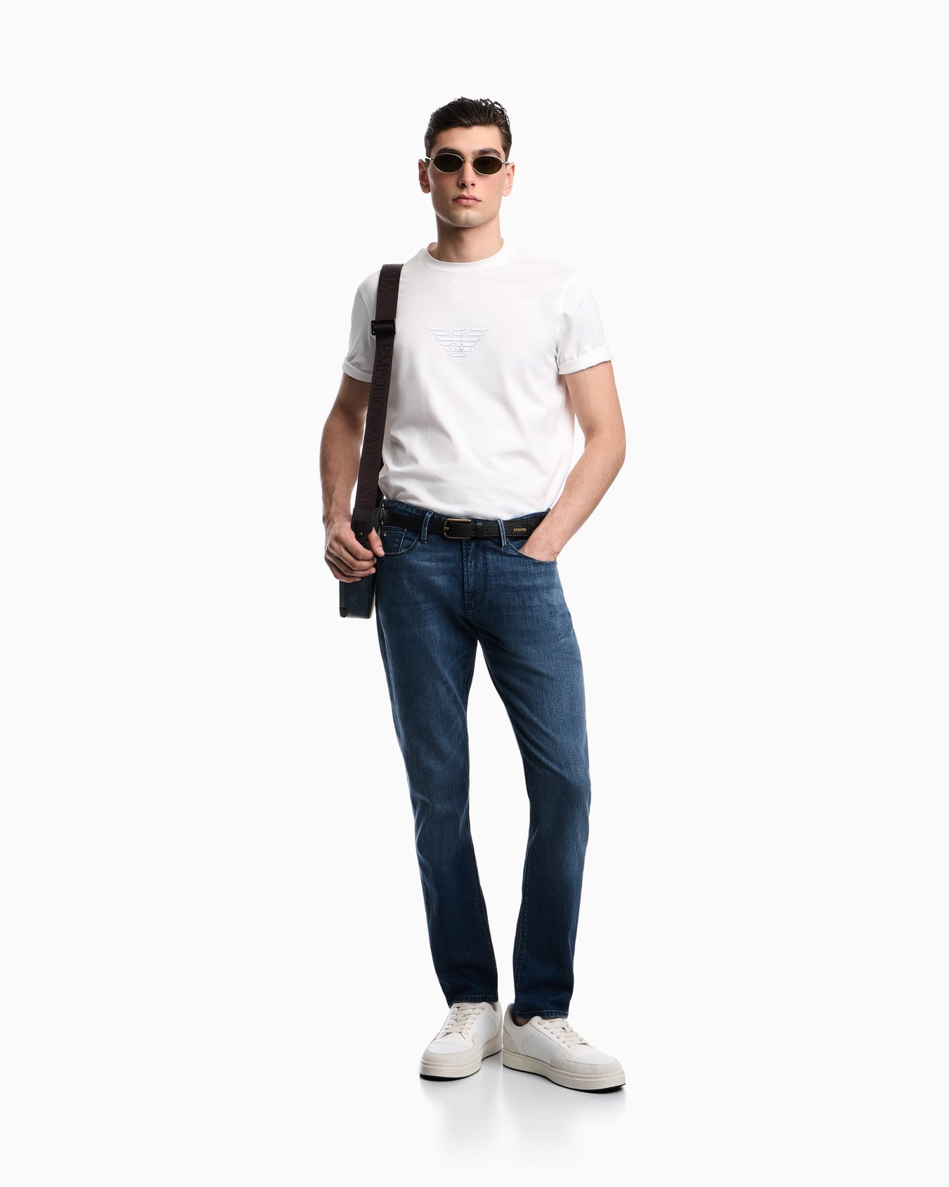 J06 Jeans in Slim Fit aus elastischem Baumwoll-Denim Folie 1