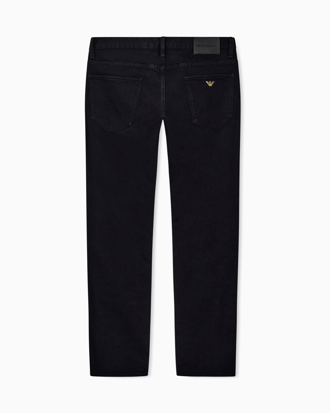 Slim-fit five-pocket jeans in stretch cotton denim Slide 1