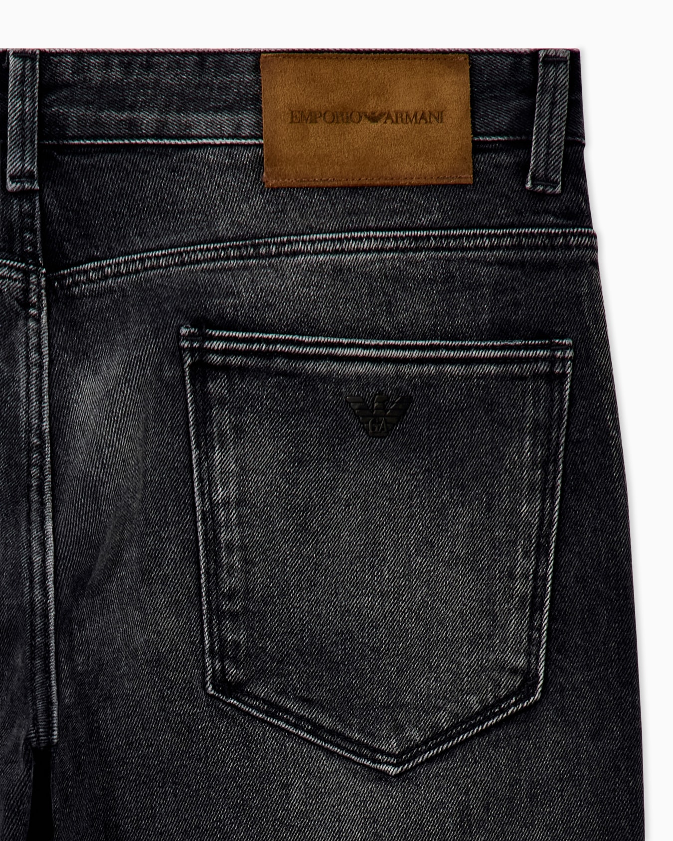 Five-pocket jeans slim fit distressed with paint splatters Slide 4