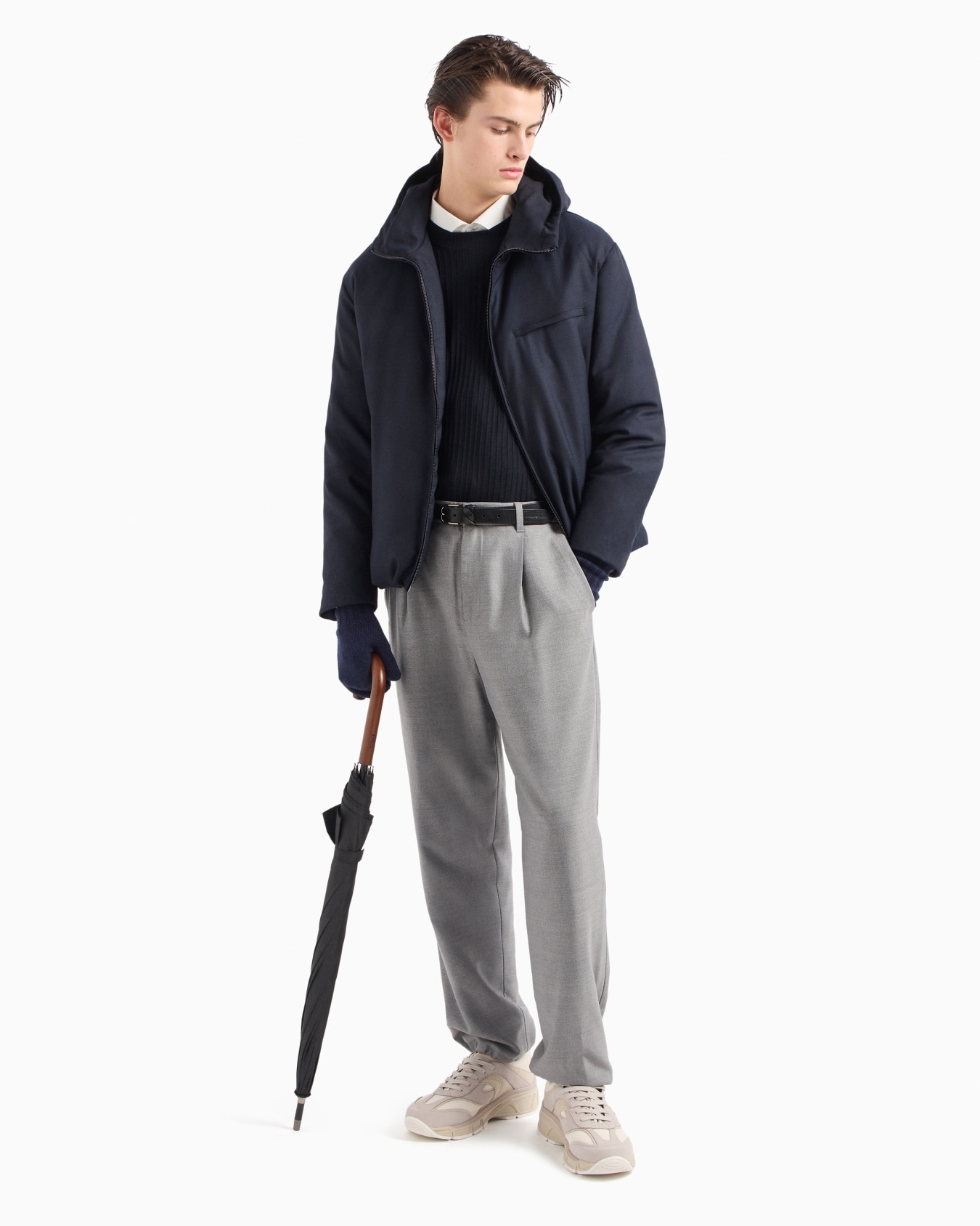 Travel Essential ribbed-effect virgin-wool jumper Slide 4