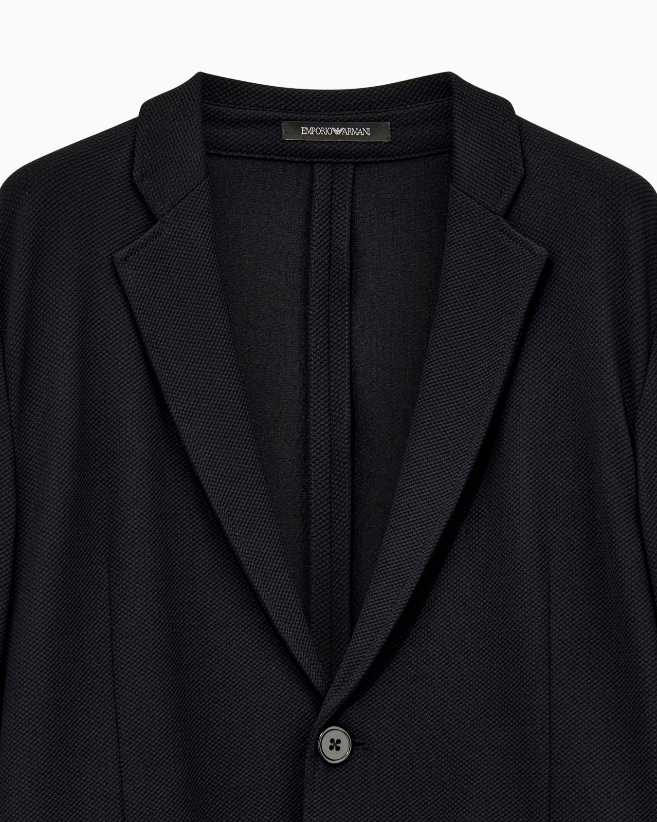 Blazer in techno jersey piquet with regular fit Slide 2