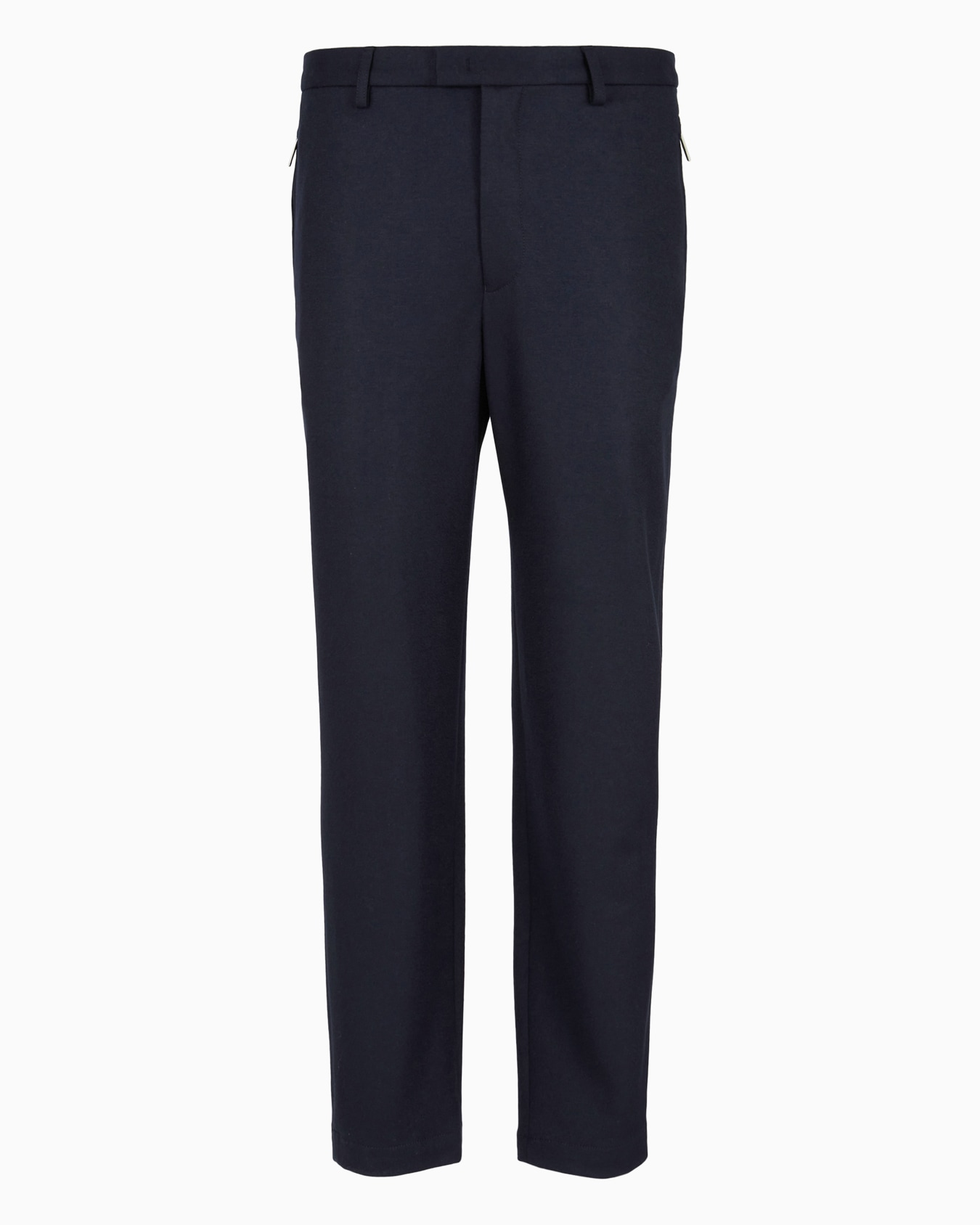 Ultra-light compact-jersey knit trousers Slide 0
