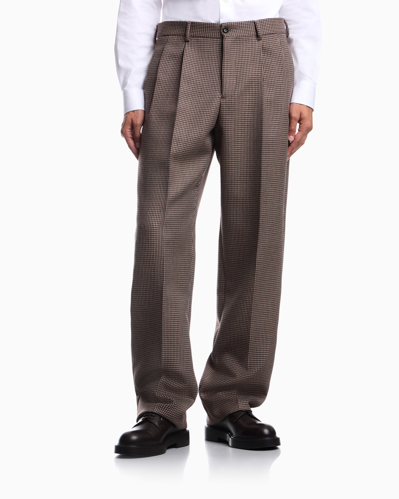 Trousers in checked tweed Slide 3