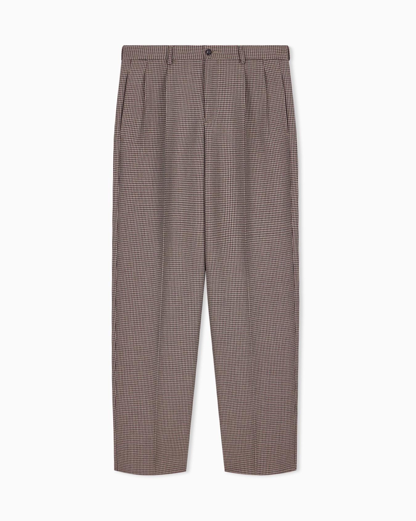 Trousers in checked tweed Slide 0