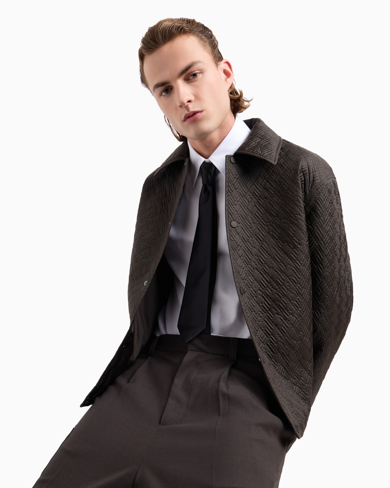 Camicia in cotone armaturato Slide 5