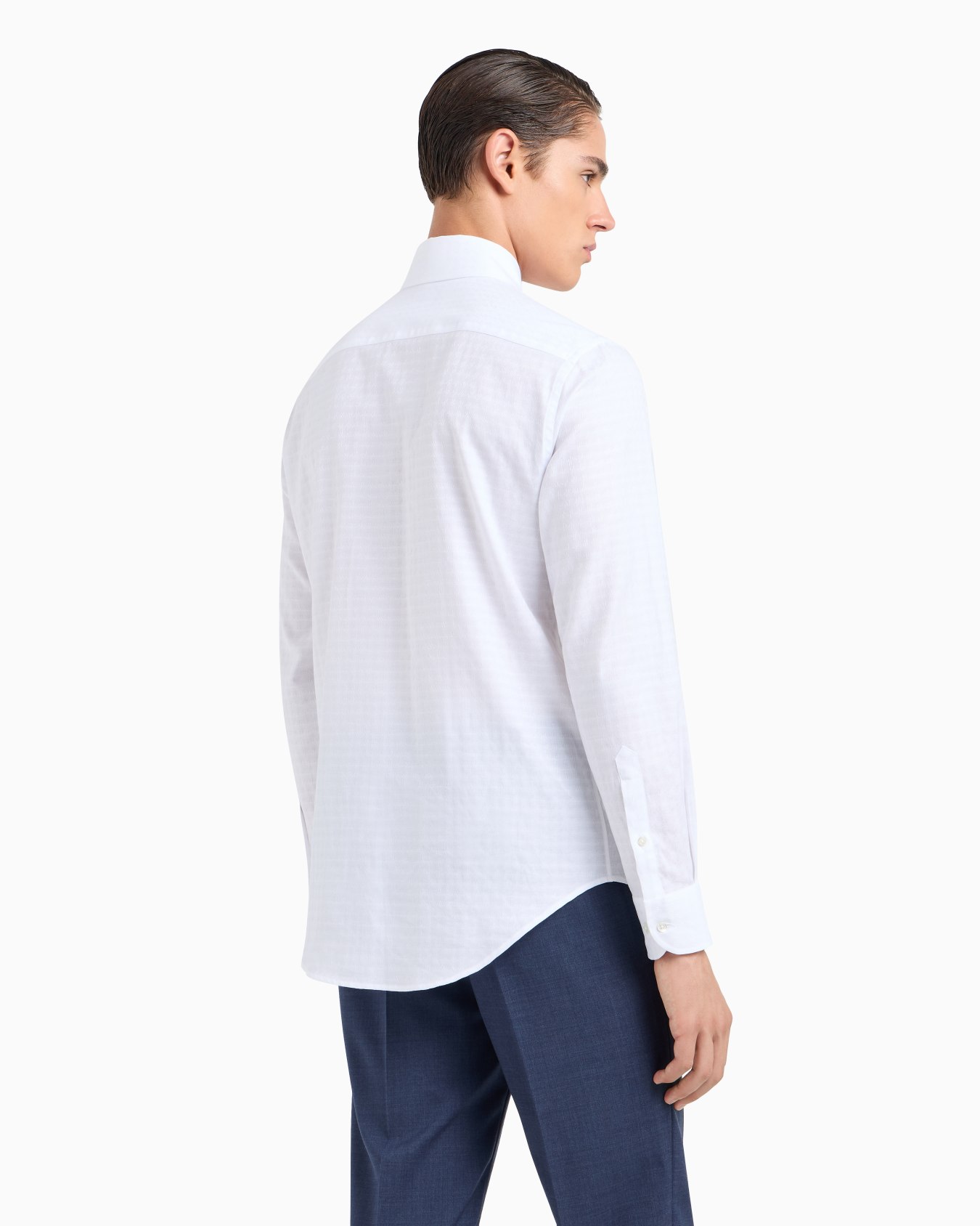 Hemd aus gemustertem Baumwoll-Jacquard Folie 2