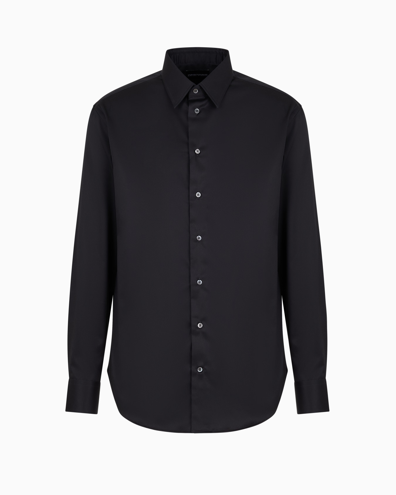 Camicia in cotone stretch no iron Slide 0