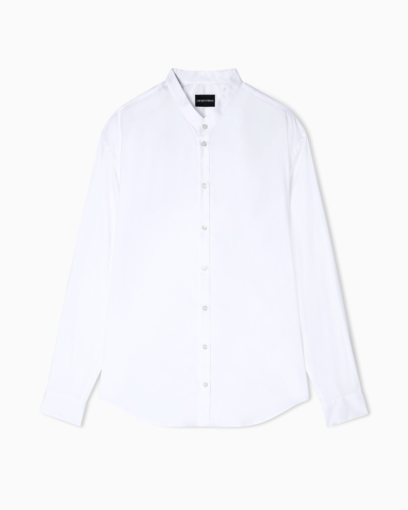 Guru collar shirt in stretch techno cotton Diapositive 0