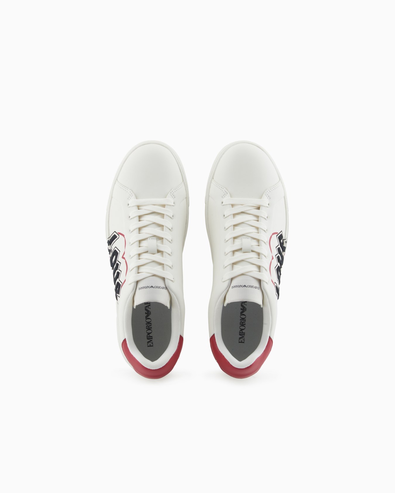 Leather sneakers with Valentine’s Day capsule collection LOVE print Slide 2