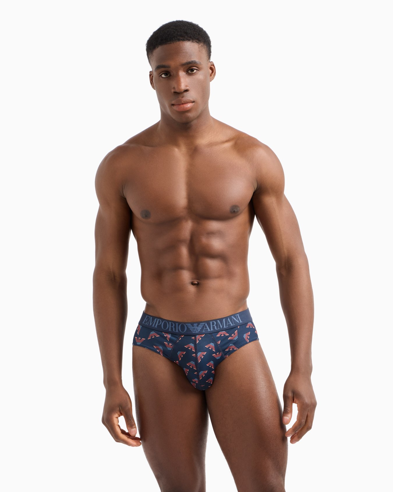 ASV all-over print recycled microfibre briefs Slide 1