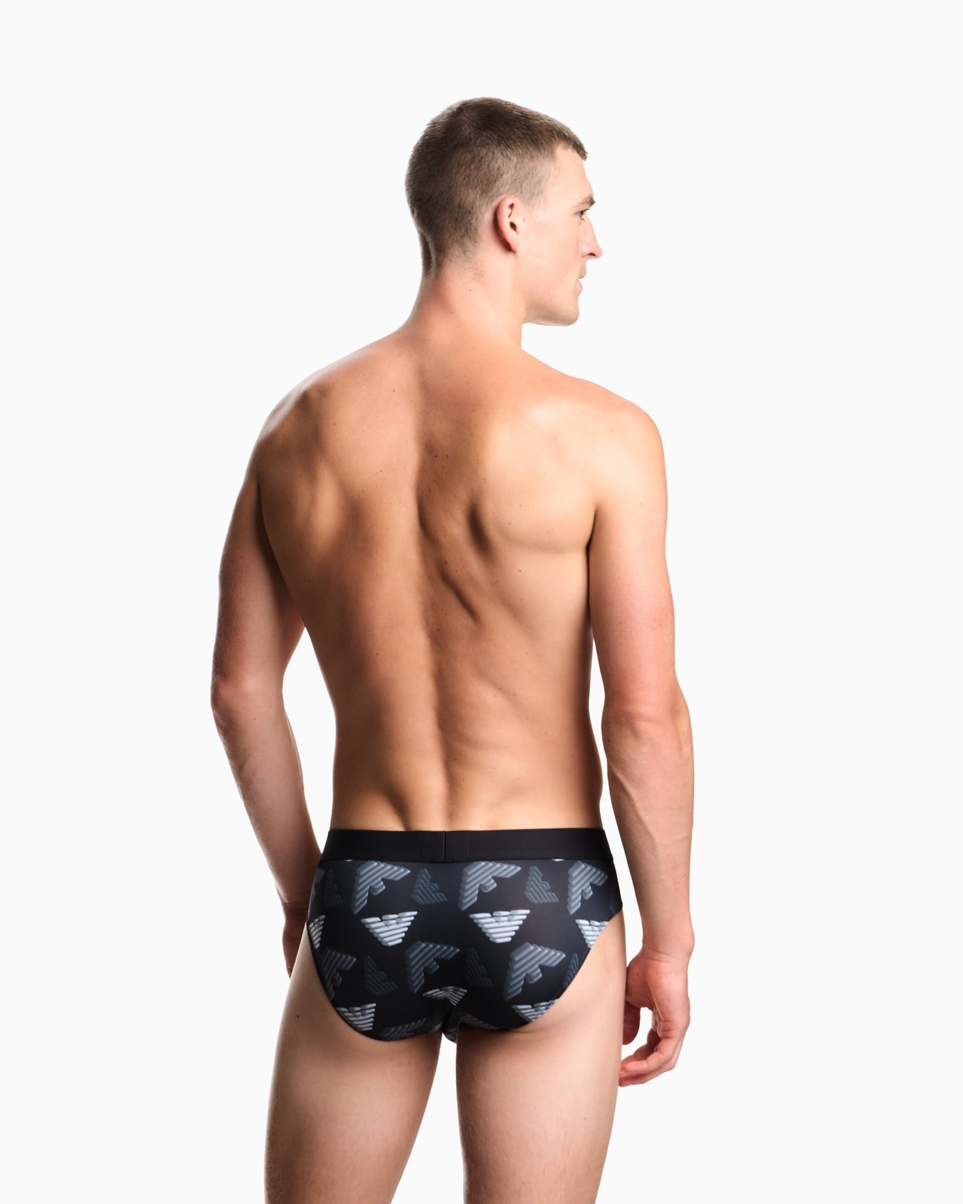 ASV all-over print recycled microfibre briefs Slide 2