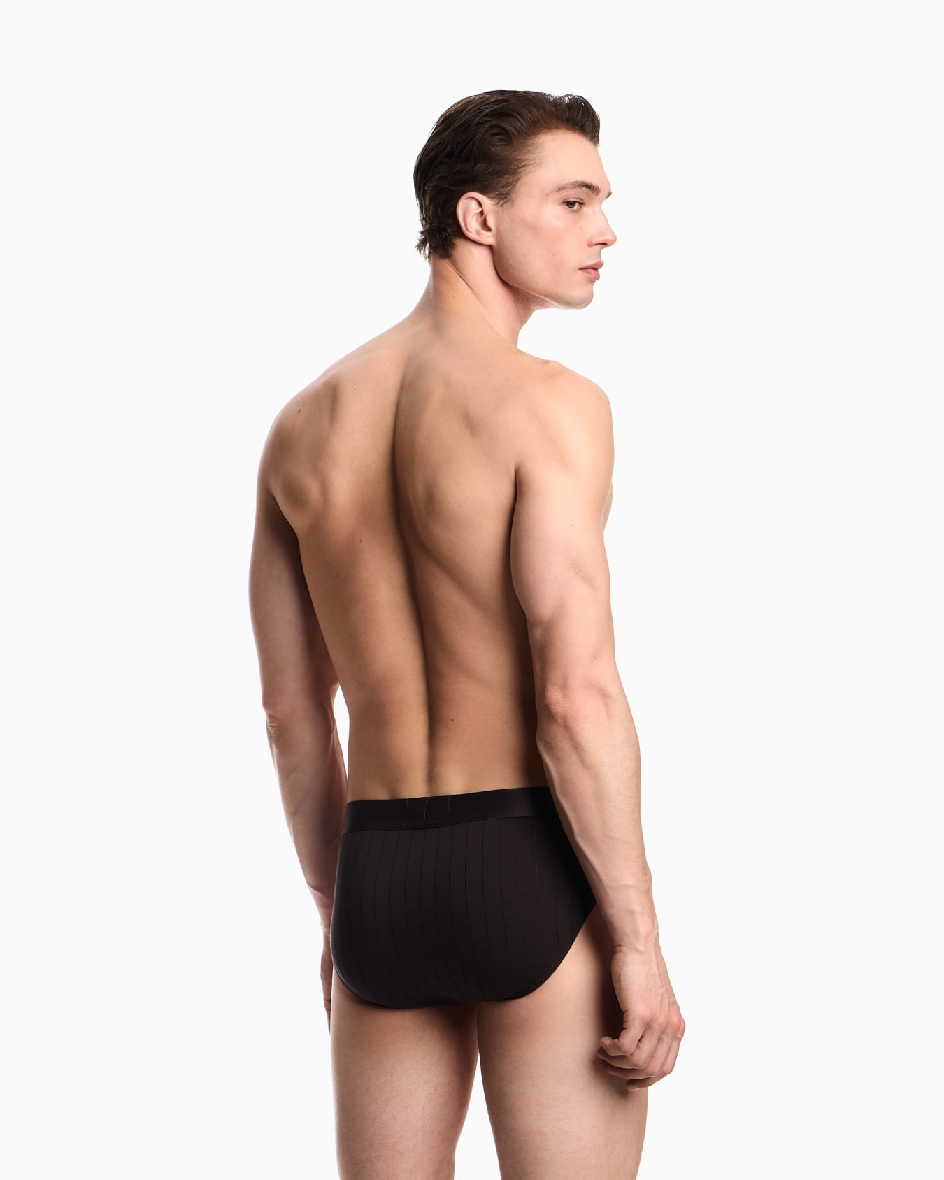 Winter stripe modal-blend briefs Slide 2