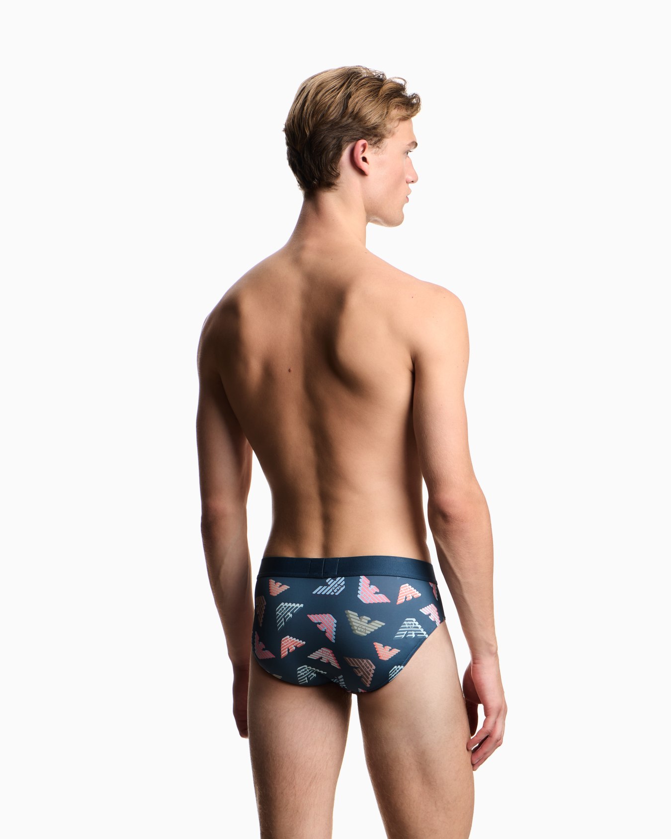 ASV all-over print recycled microfibre briefs Slide 2