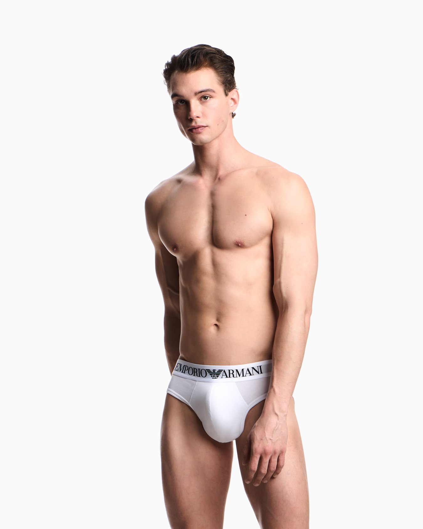 Stretch jersey briefs Slide 1