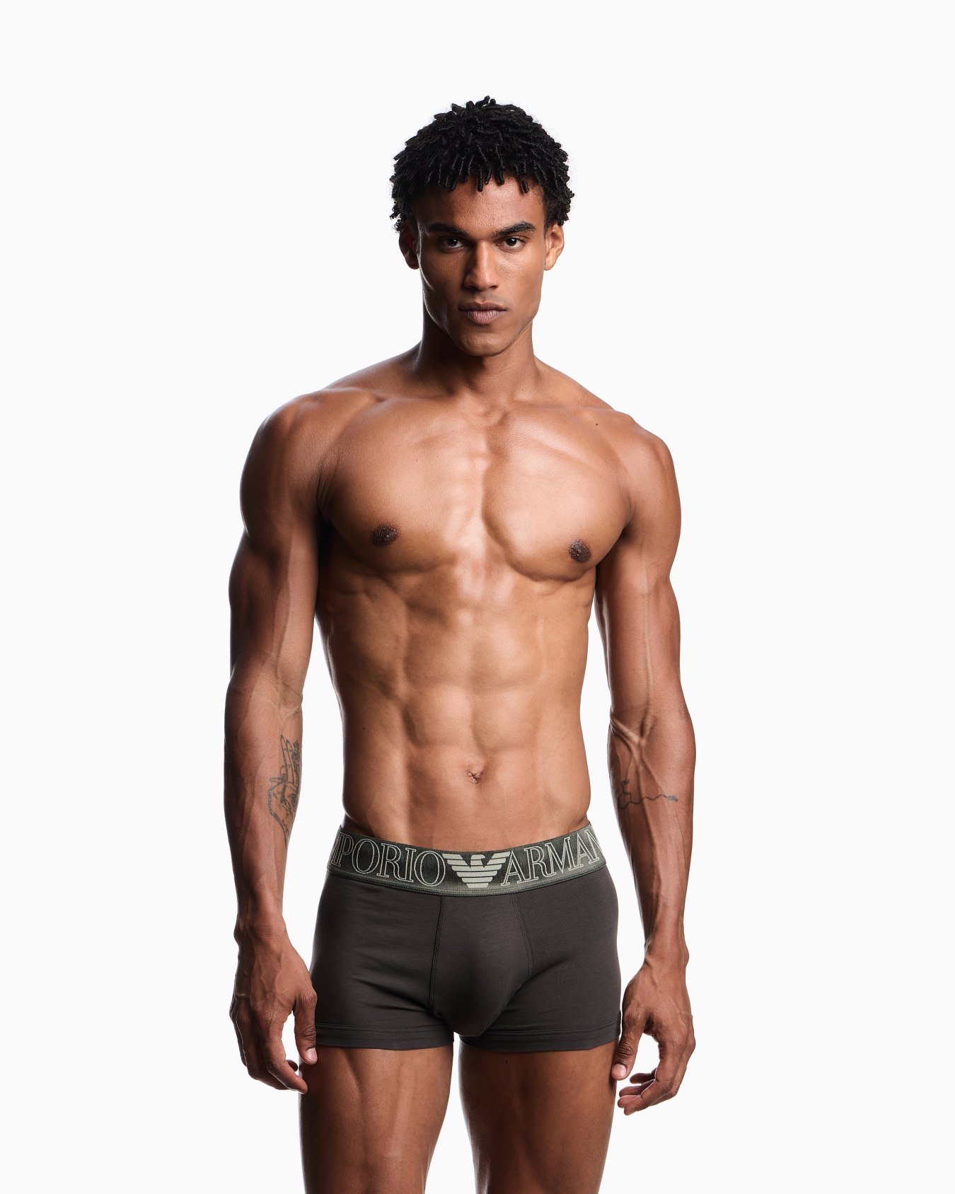 ASV メガロゴ ボクサーパンツ オーガニックジャージー スライドする 1