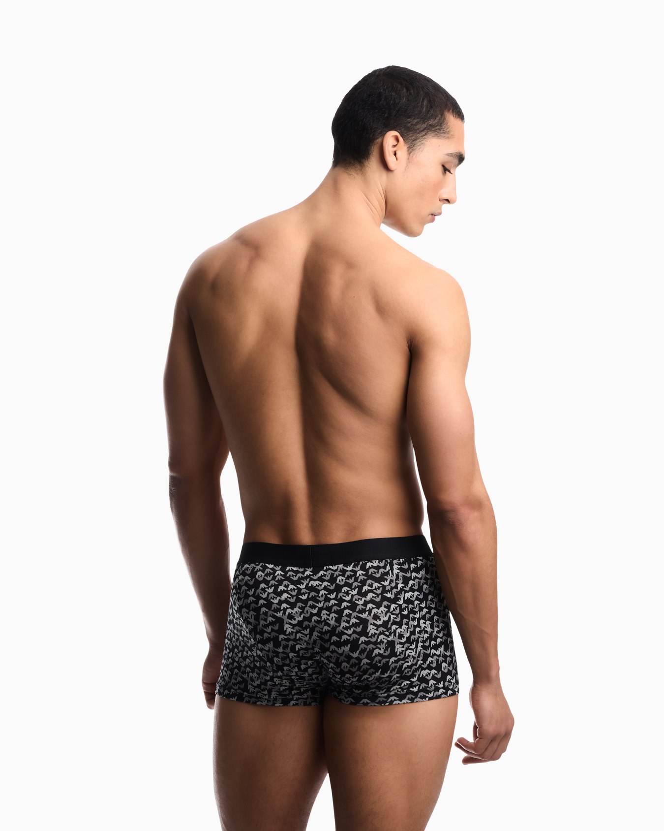 ボクサーパンツ ジャージー オールオーバーロゴプリント スライドする 2