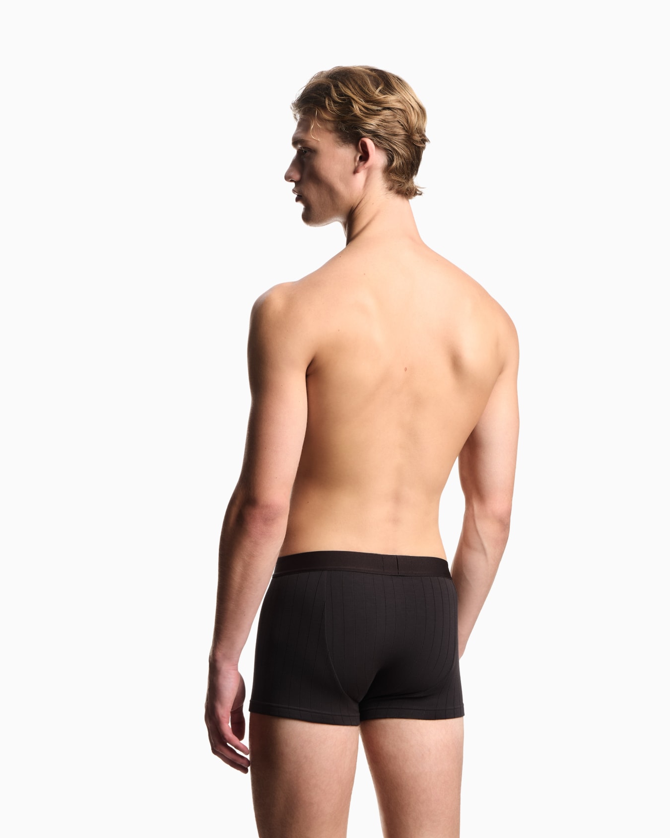 Winter stripe modal blend boxer briefs Slide 2