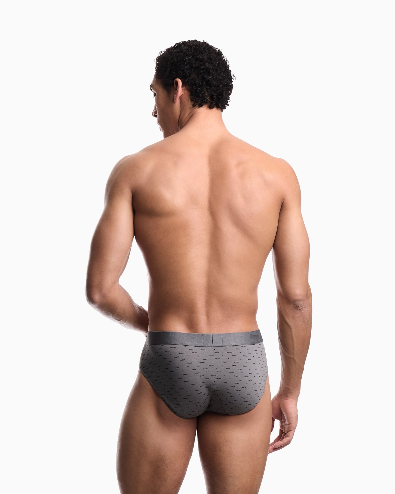 Two-pack of mixed pattern printed jersey briefs Slide 2