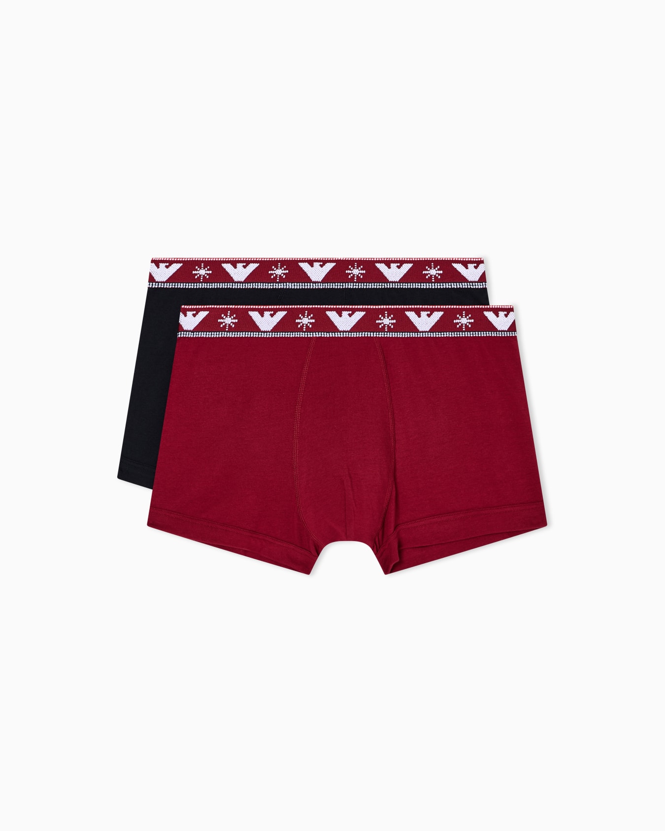 Two-pack of Holidays jacquard jersey boxer briefs Slide 0