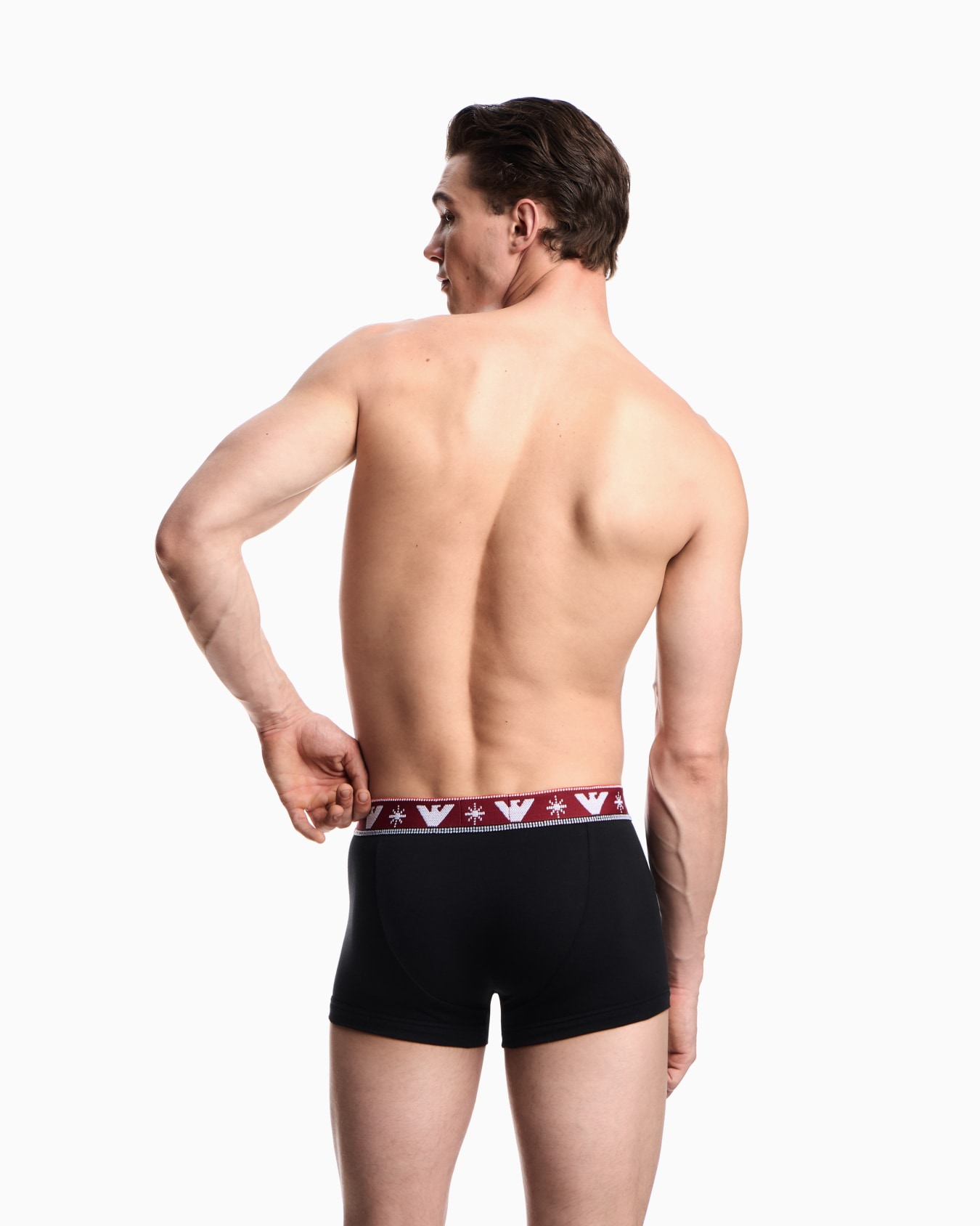 Two-pack of Holidays jacquard jersey boxer briefs Slide 2