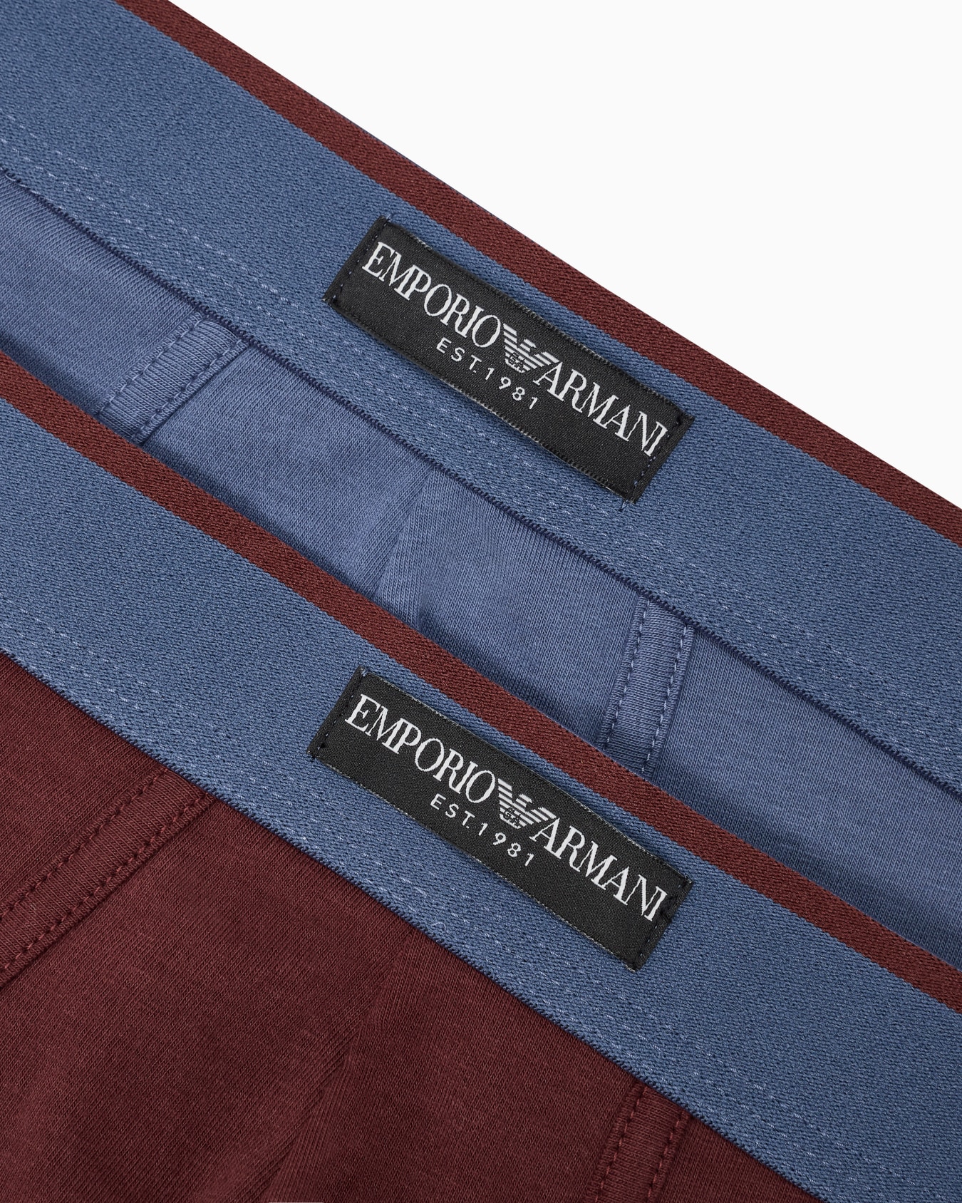 Two-pack of ASV logo label organic-cotton boxer briefs Slide 3