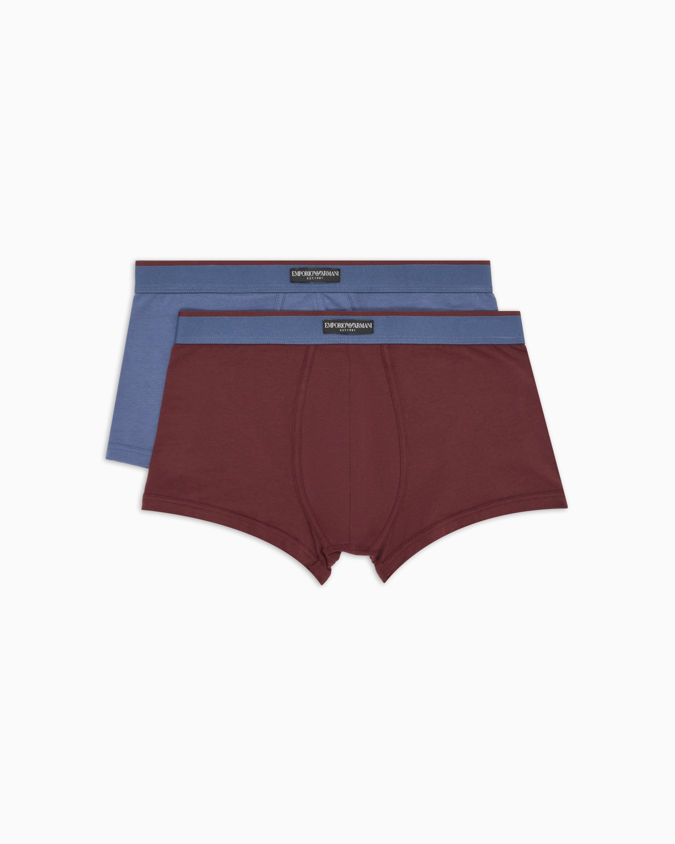 Two-pack of ASV logo label organic-cotton boxer briefs Slide 0