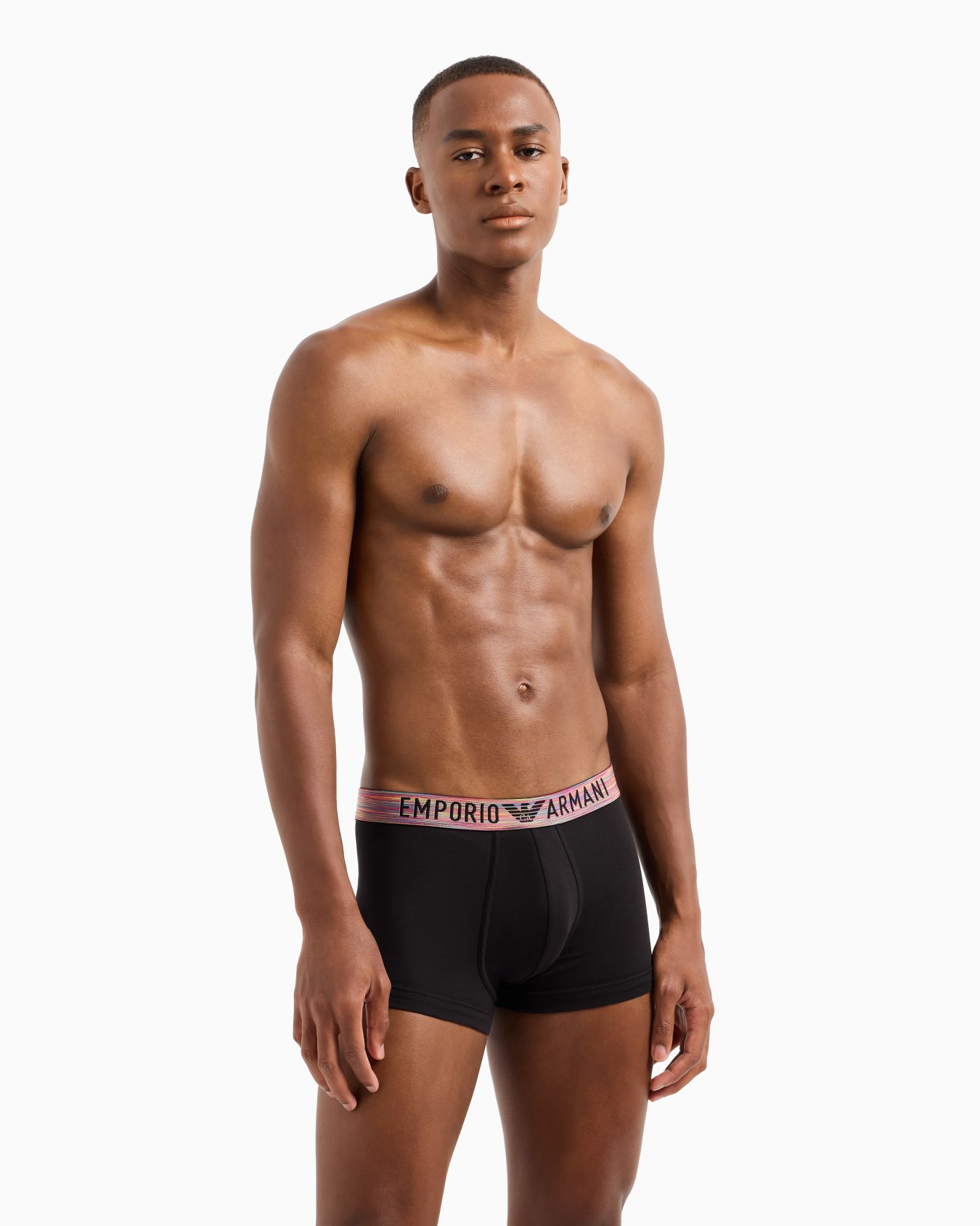 2er-Pack Eng anliegende Boxershorts mit Regenbogen-Logo  Folie 1