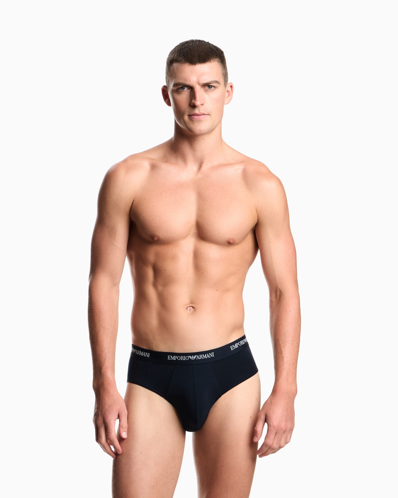 Three-pack of stretch jersey briefs Slide 1