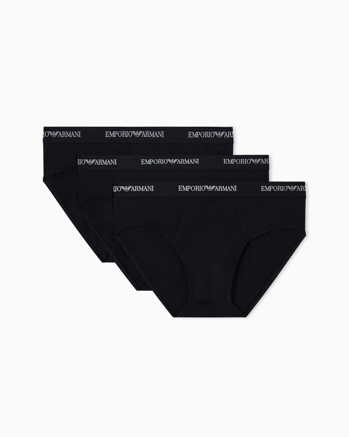 Three-pack of stretch jersey briefs Slide 0
