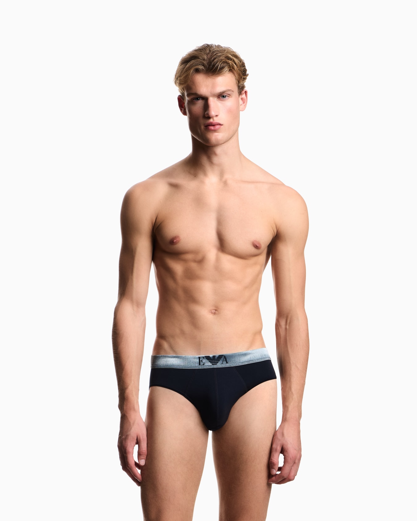 3er-Pack ASV Slips aus Bio-Jersey mit Shiny-Logotape Folie 1