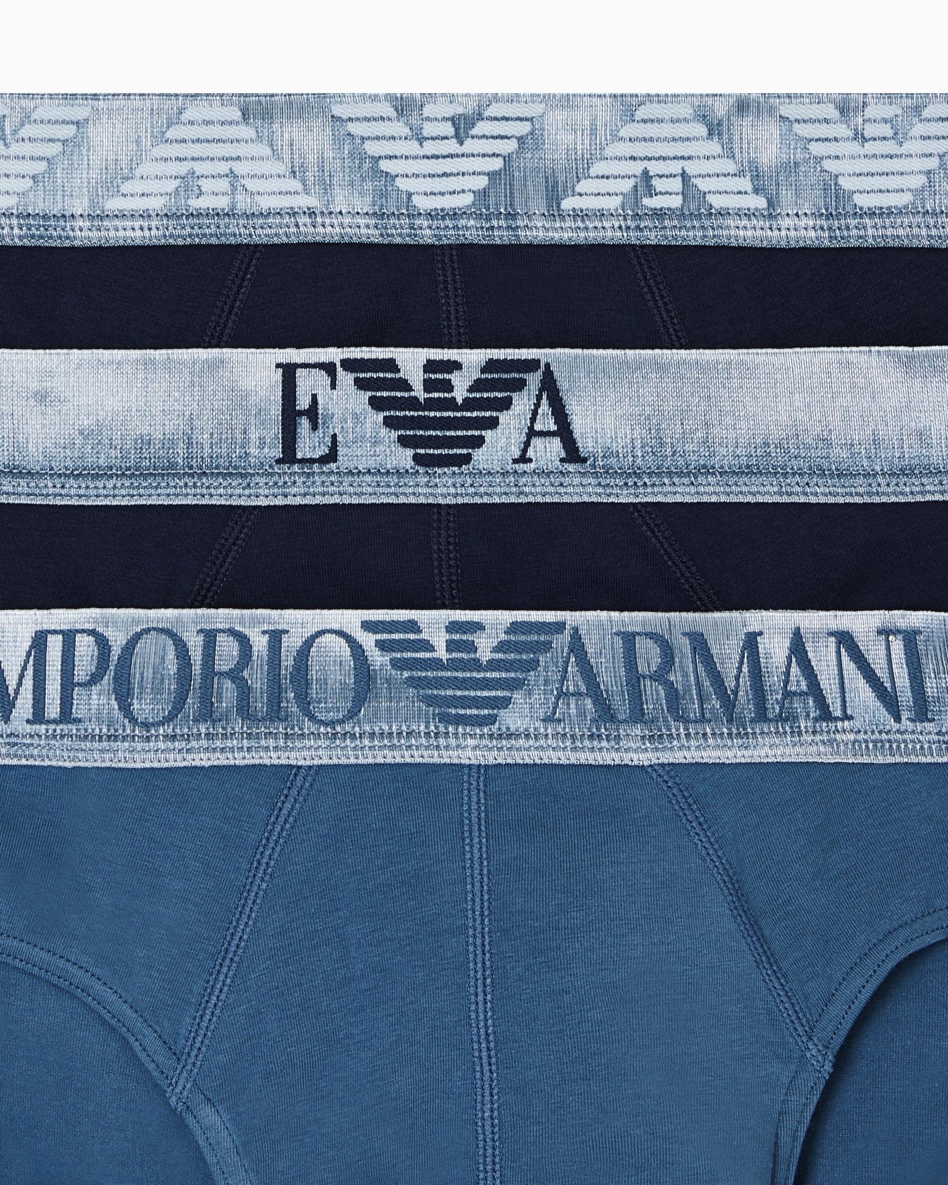 3er-Pack ASV Slips aus Bio-Jersey mit Shiny-Logotape Folie 3