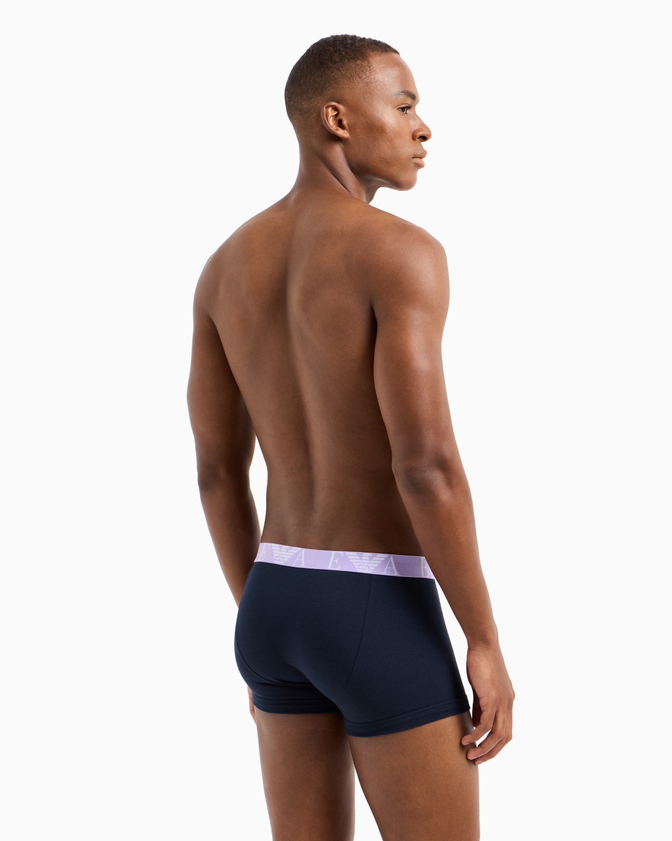 Three-pack of boxer briefs with bold monogram logo Slide 2