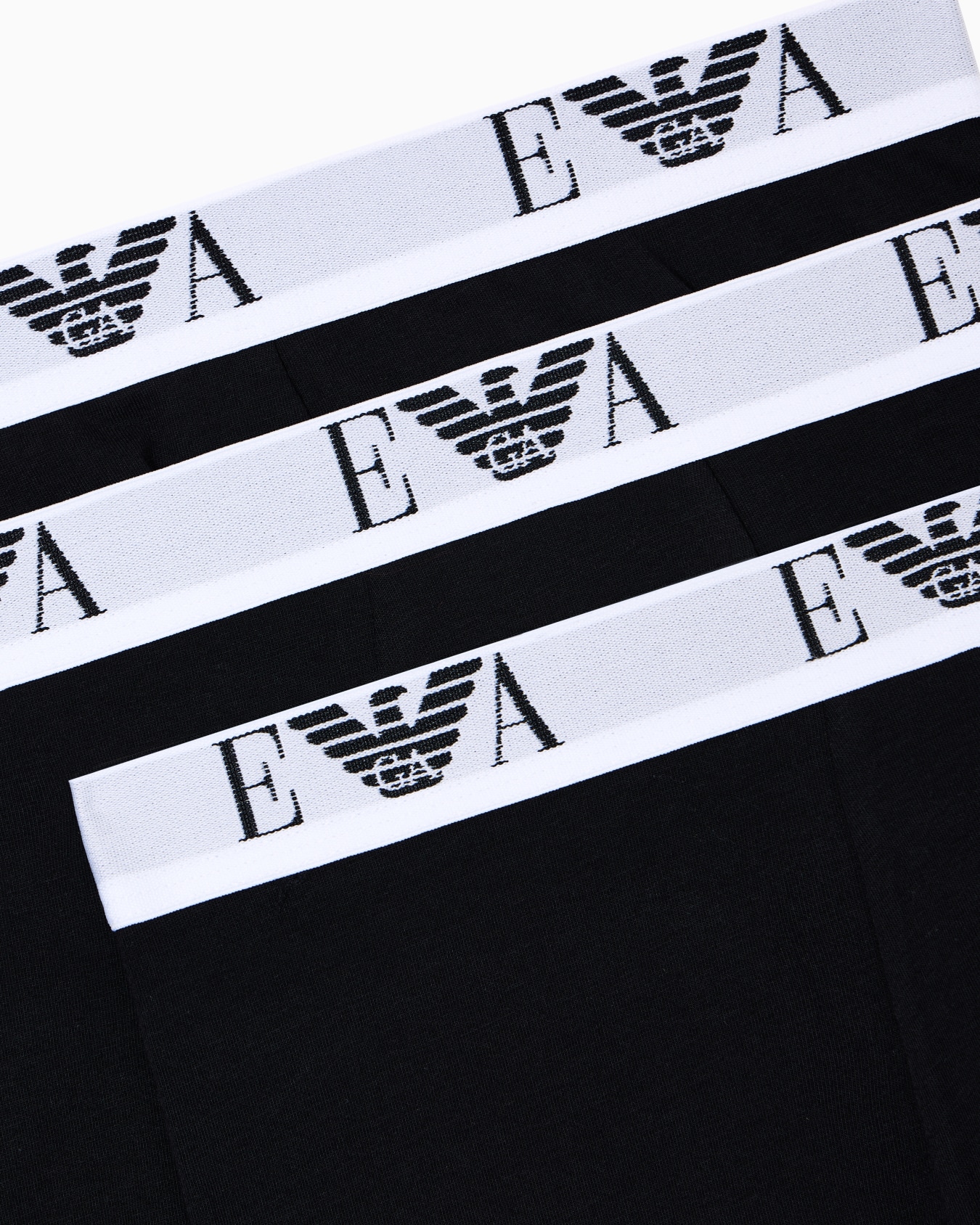 Three-pack of stretch jersey boxer briefs with EA logoband Slide 3