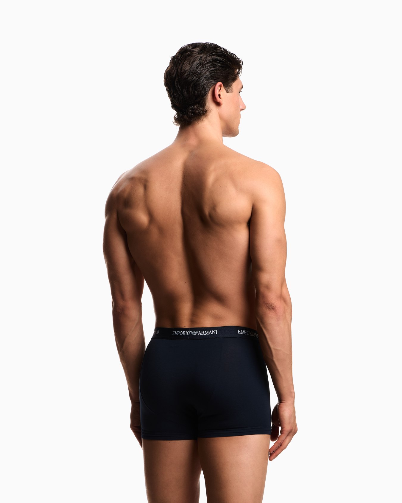 Three-pack of stretch jersey boxer briefs Slide 2