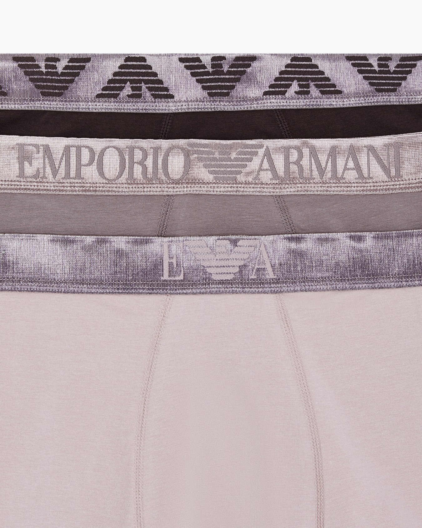 Three-pack of ASV Shiny logoband organic jersey boxer briefs Slide 3