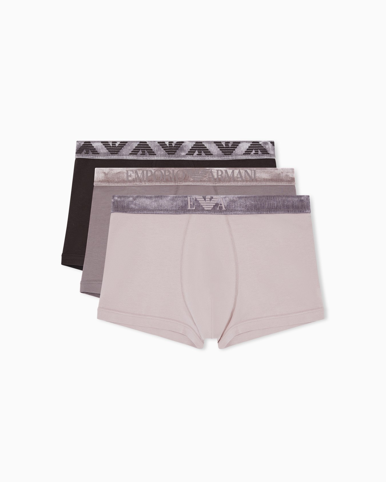 Three-pack of ASV Shiny logoband organic jersey boxer briefs Slide 0