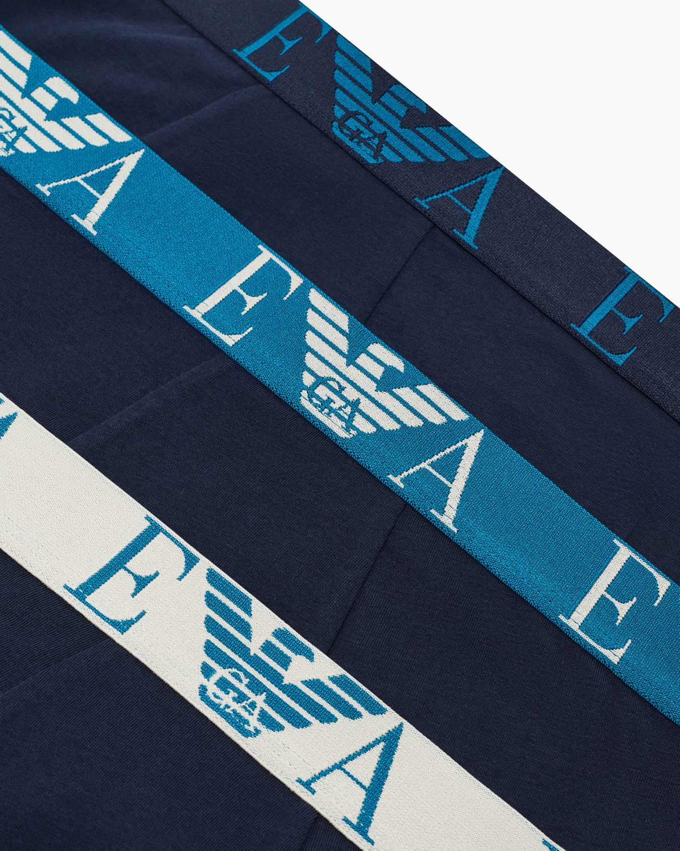 3-pack regular fit jersey trunks with bold monogram Slide 3